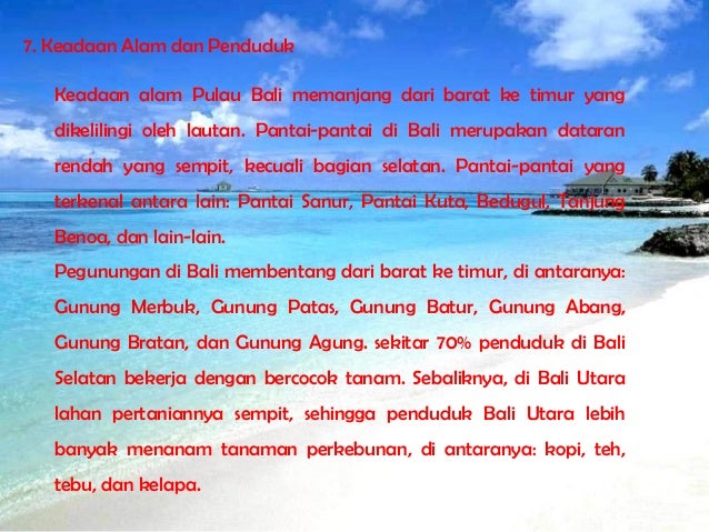 Materi Mata Kuliah Geomorfologi Indonesia Geomorfologi Bali Dan Nusa
