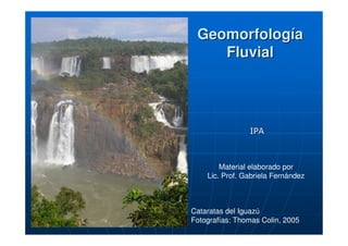 Geomorfologia fluvial-2010