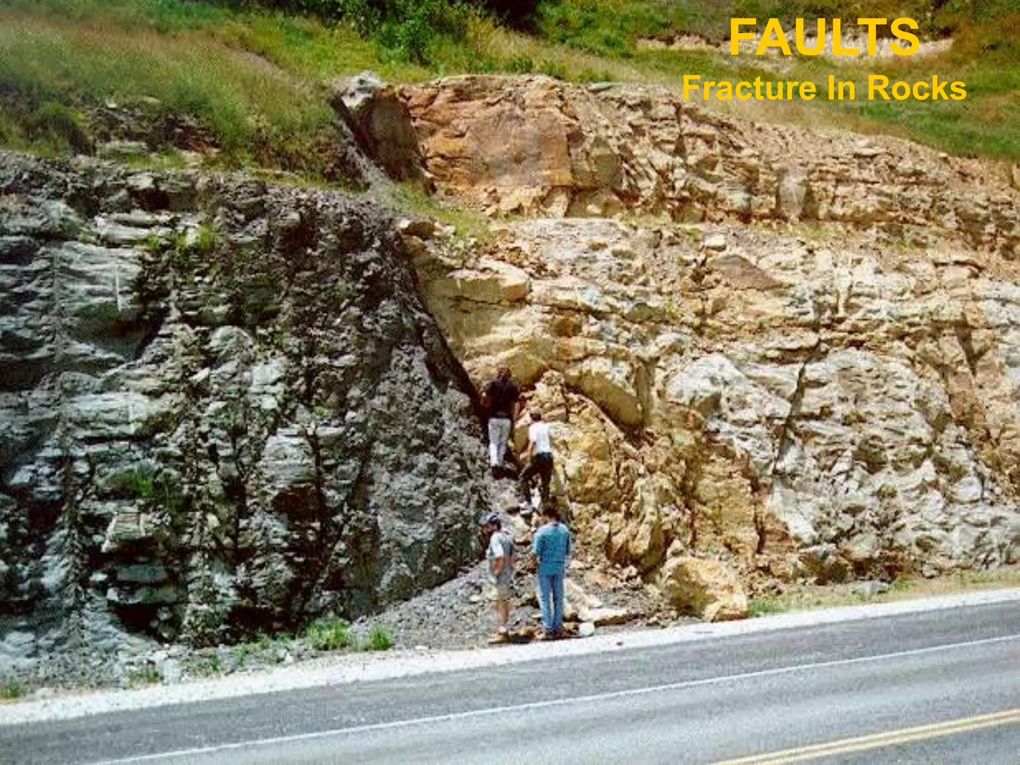 FAULTS
Fracture In Rocks

 
