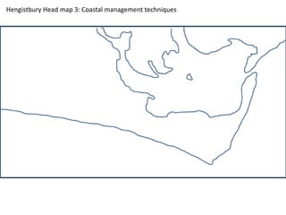 Hengistbury Head map 3: Coastal management techniques
 