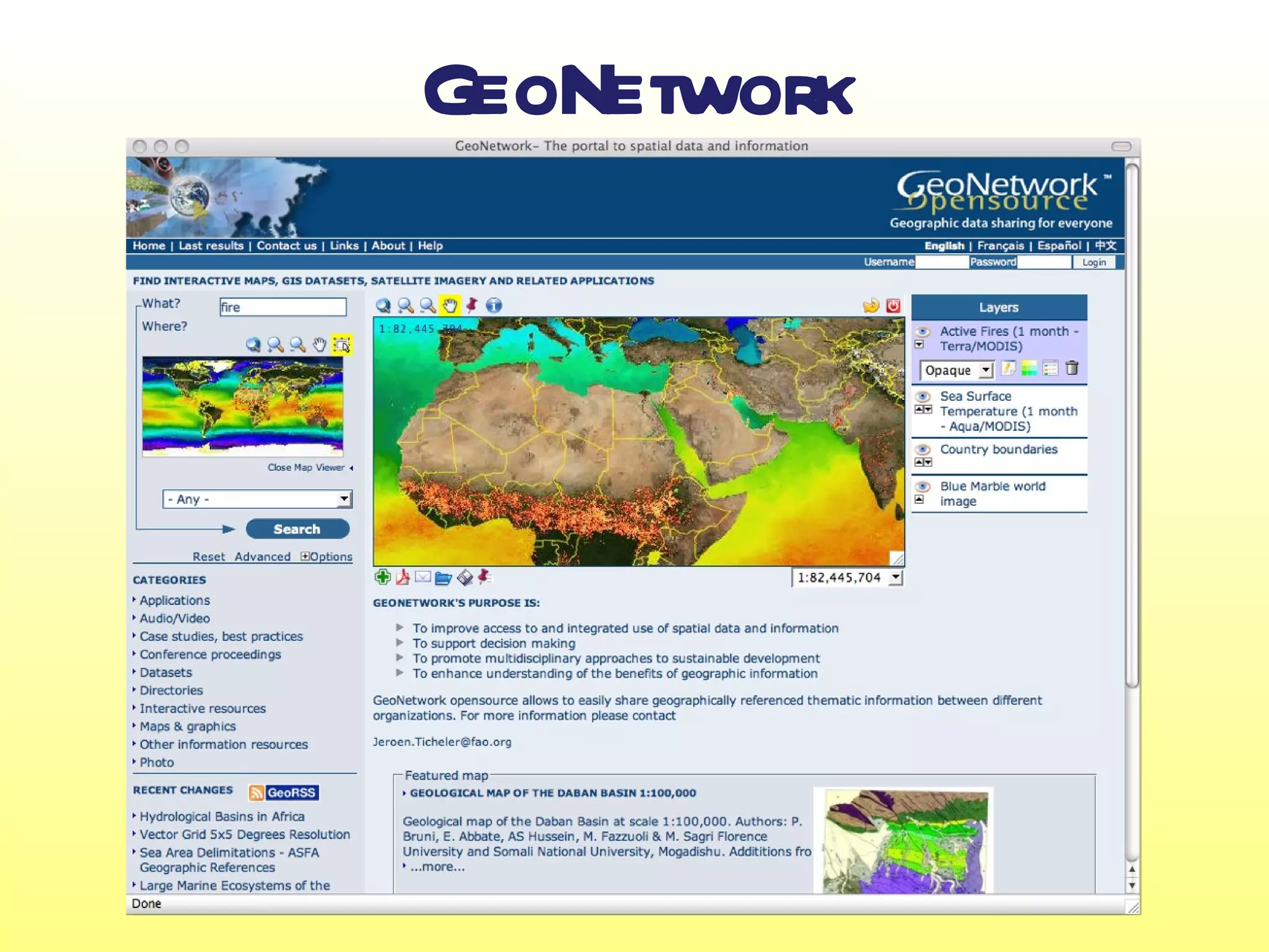 GeoNetwork
 