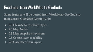 GeoNode intro and demo