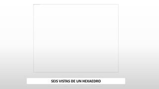 SEIS VISTAS DE UN HEXAEDRO
 