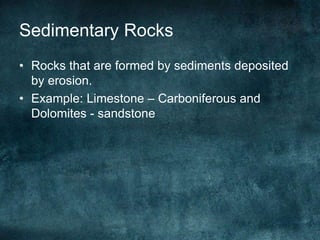 AS Level Physical Geography - Rocks and Weathering | PPTX