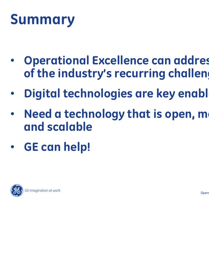 Operational Excellence The Digital Way
