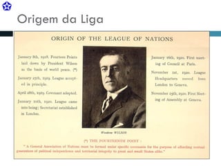 Origem da Liga 