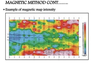 Magnetic Method Example Geophysical methods brief summary | PPTX
