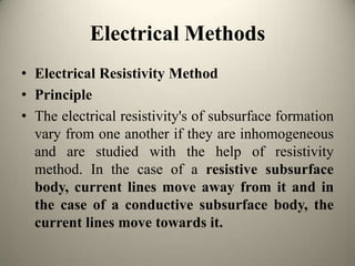 Geo-Physical Investigations | PPTX