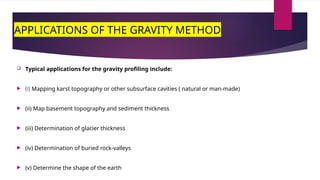 Gravity Methods in Geophysical Exploration omar | PPTX