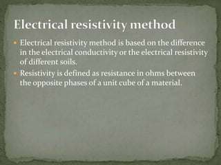 Geophysical studies | PPTX