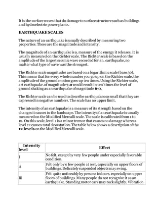 Strongest earthquake richter scale