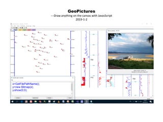 GeoPictures
---Draw anything on the canvas with JavasScript
2019-1-2
 