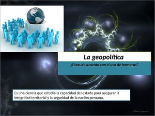 geopolítica elementos partes representantes | PPT