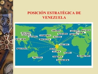 POSICIÓN ESTRATÉGICA DE
VENEZUELA
 