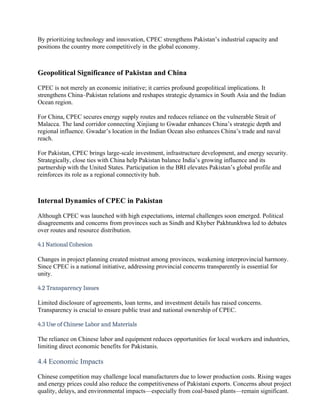 Geopolitical Importance of Pakistan in the Context of CPEC Assignmnet .docx