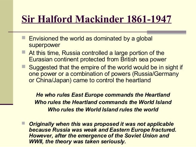 The rimland thesis
