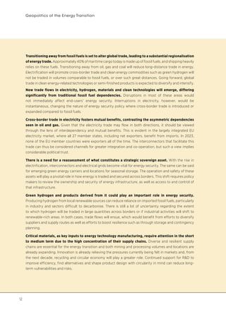 IRENA Geopolitics of the energy transition: Energy security | PDF