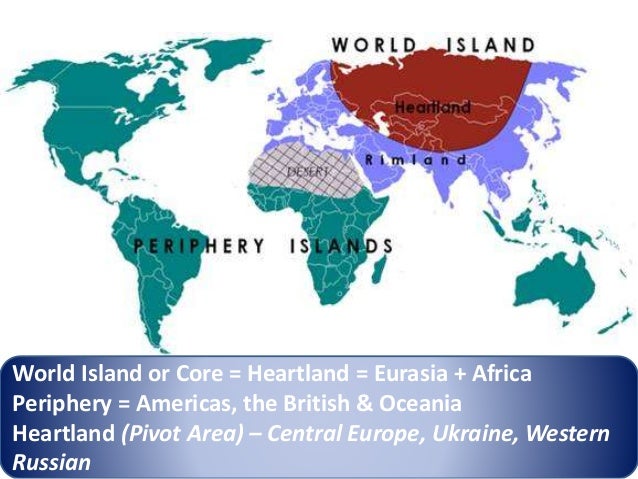 Rimland Theory  Who controls the rimland rules Eurasia;  Who rules Eurasia controls the destinies of the world.  
