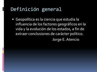 ¿Qué es la Geopolítica? equipo 2 | PPTX