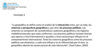 Geopolítica del mundo actual y su impacto en América | PPTX