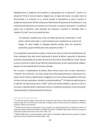 Geopolítica boliviana. la tensión 'cambas vs. collas' | PDF