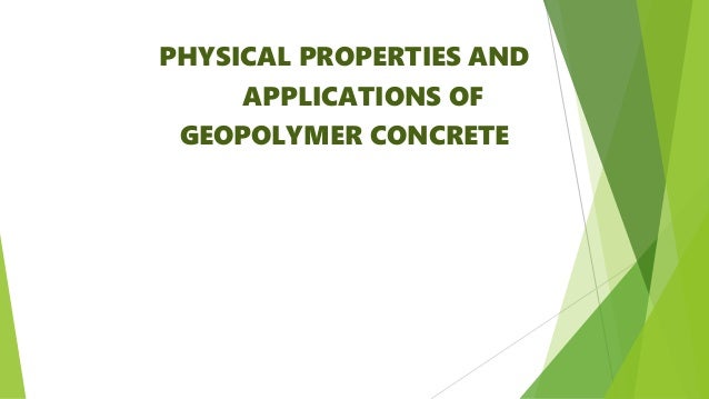 64 Geopolymer PPTs View free & download | PowerShow.com
