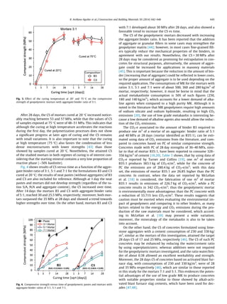 Geopolymer mortars based on a low grade metakaolin , effects of the ...