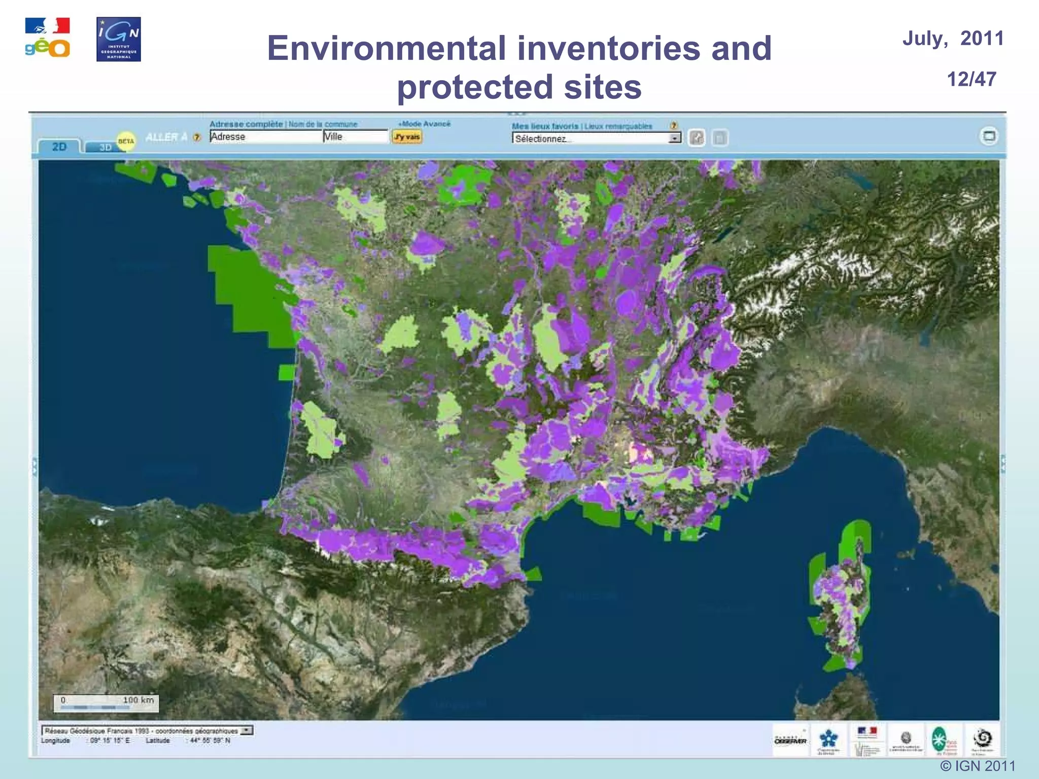Environmental inventories and protected sites 