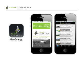 GeoEnergy	
  
 