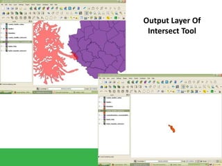Output Layer Of
Intersect Tool
 