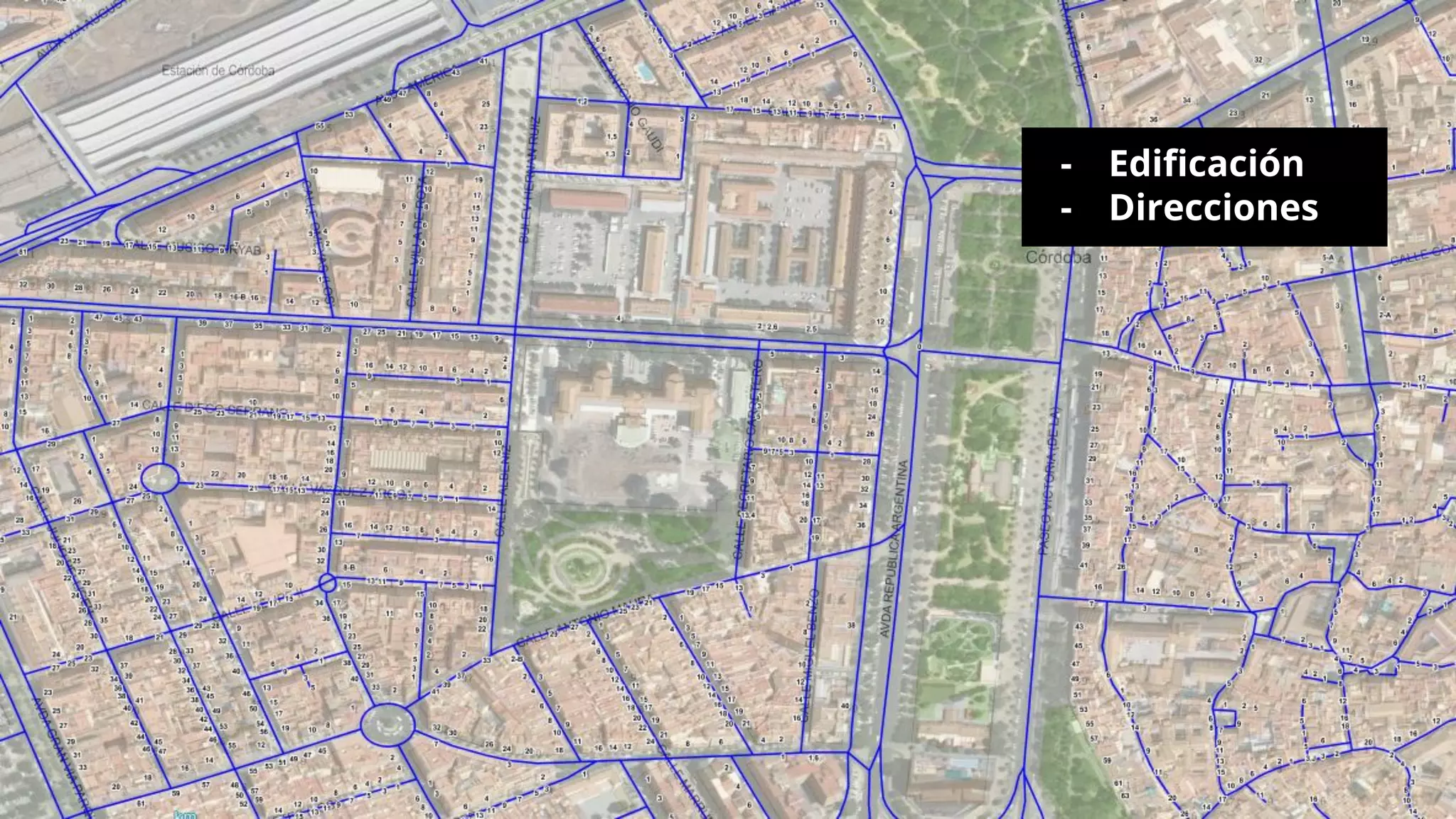 - Ediﬁcación
- Direcciones
 