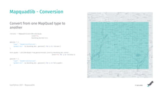 GeoPython 2021 - Mapquadlib | PPT