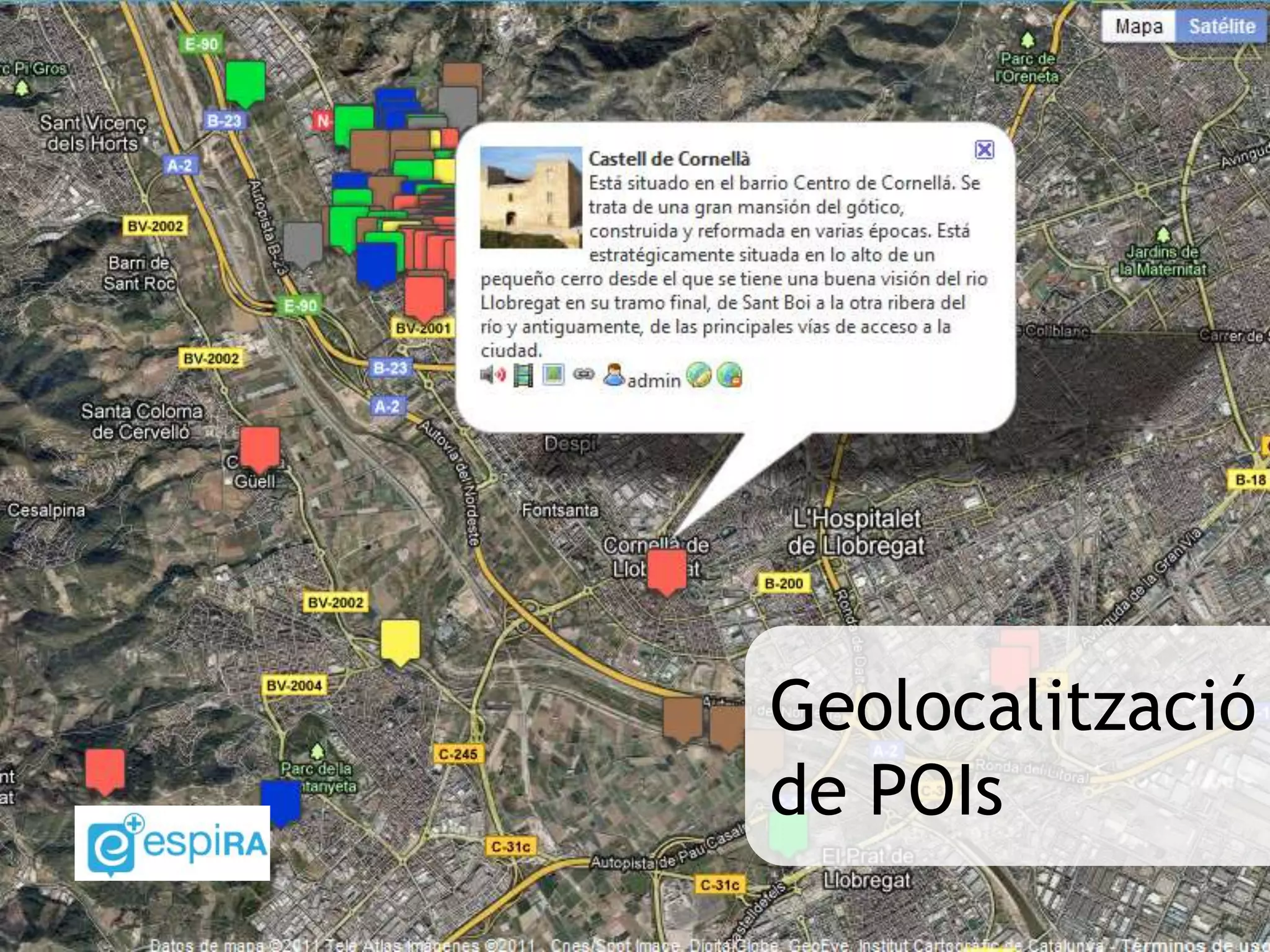 Geolocalització 
de POIs 
 