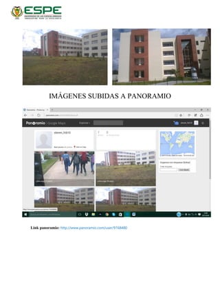 IMÁGENES SUBIDAS A PANORAMIO
Link panoramio: http://www.panoramio.com/user/9168480
 