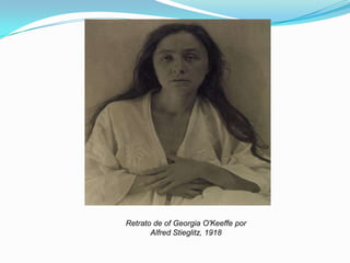 Retrato de of Georgia O'Keeffe por Alfred Stieglitz, 1918