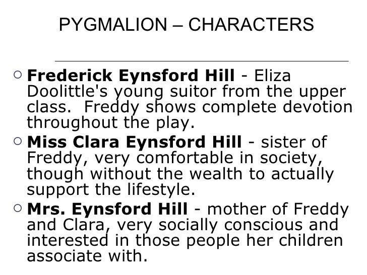an analysis of the development of elizas character in pygmalion by george bernard shaw Cognotes offers in-depth help with george bernard shaw's pygmalion home analysis of major characters this quote demonstrates the key moment of pygmalion. an analysis of the development of elizas character in pygmalion by george bernard shaw Cognotes offers in-depth help with george bernard shaw's pygmalion home analysis of major characters this quote demonstrates the key moment of pygmalion.