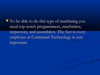 George Braswell Command Tech | PPT