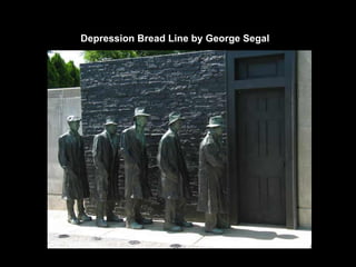 Depression Bread Line by George Segal   