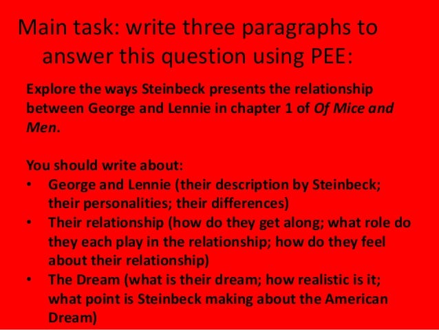 Реферат: Of Mice And Men Character Essay George