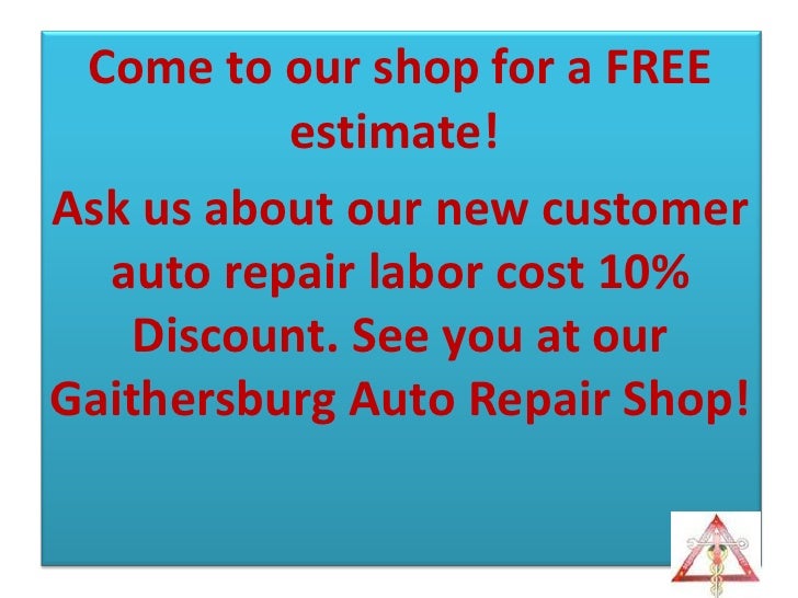 Auto repair shop Gaithersburg,MD