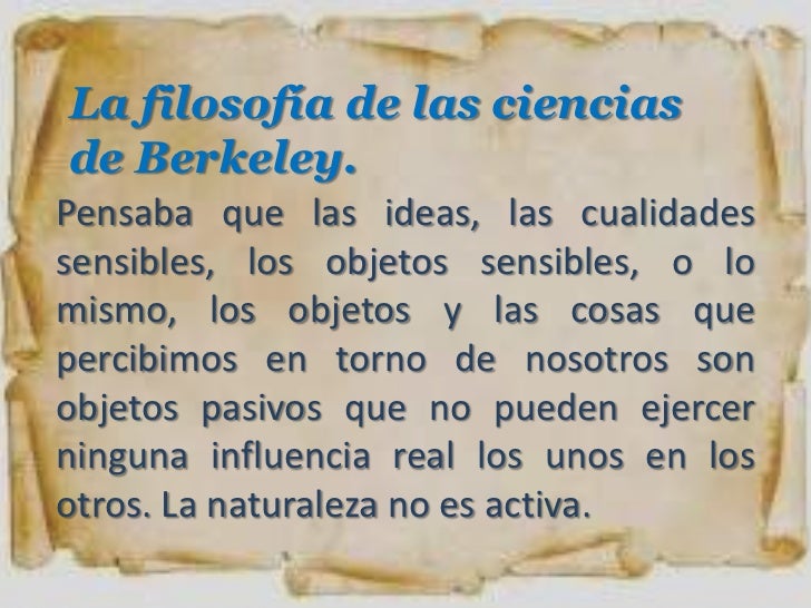 Resultado de imagen para GEORGE BERKELEY PENSAMIENTO