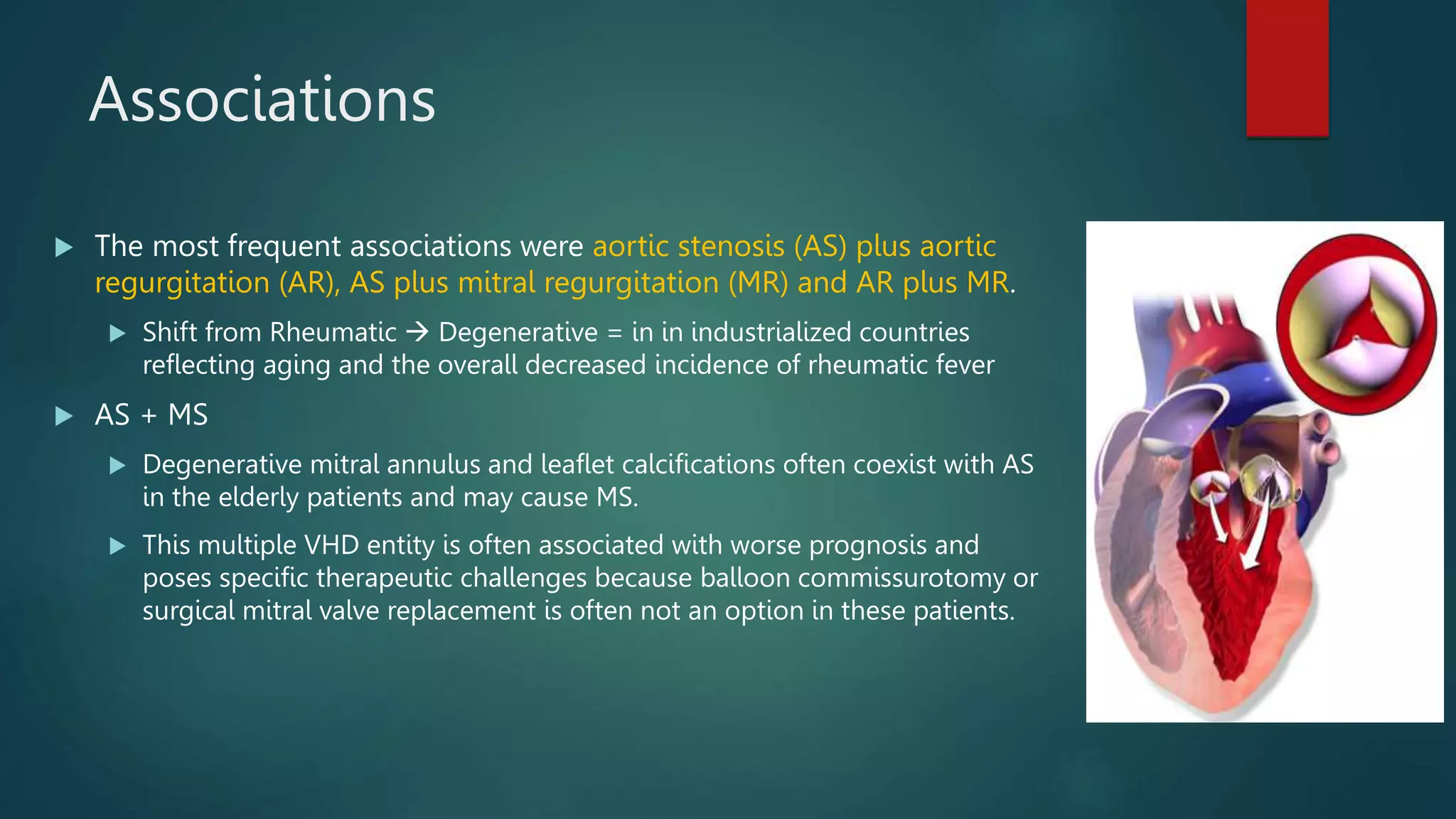 Evaluation of Mixed Valvular Heart Disease on Echo | PPTX