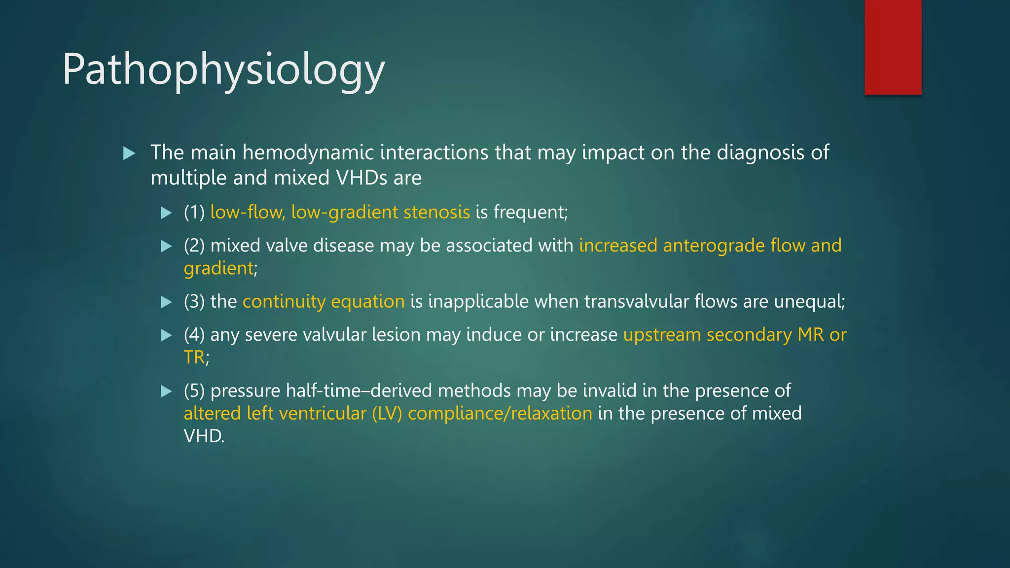 Evaluation of Mixed Valvular Heart Disease on Echo | PPTX