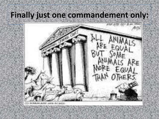 Finally just one commandement only:
 