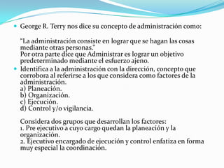 George R. Terry Management Table George robert terry SILVIA TIPANTUÑA | PPTX