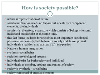 Social Conforms George simmel's book on individuality and social forms | PPT