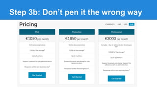 Step 3b: Don’t pen it the wrong way
 