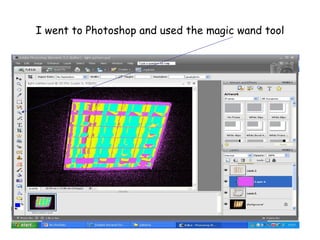 I went to Photoshop and used the magic wand tool