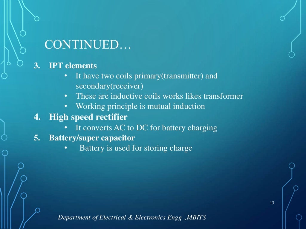 Wireless charging of Electric Vehicles (IEEE Paper 2017)