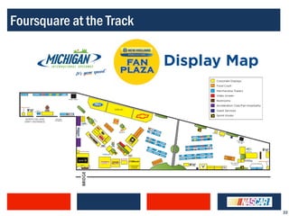 Foursquare at the Track




                          22
 